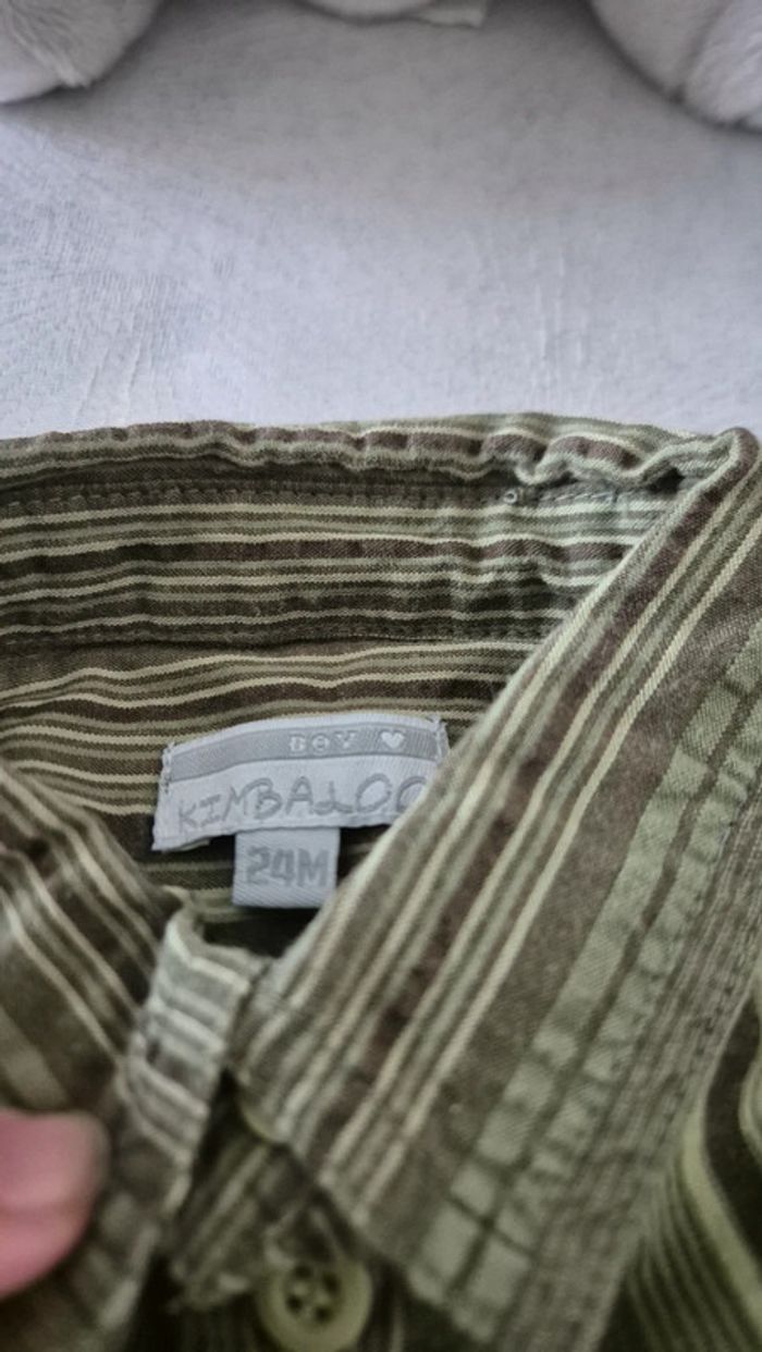 Chemise kimbaloo la halle 24 mois - photo numéro 2