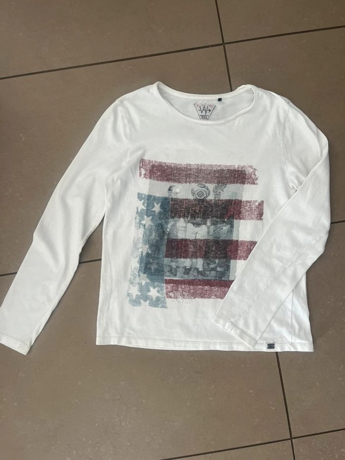 T-shirt manches longues Ikks garçon 12 ans