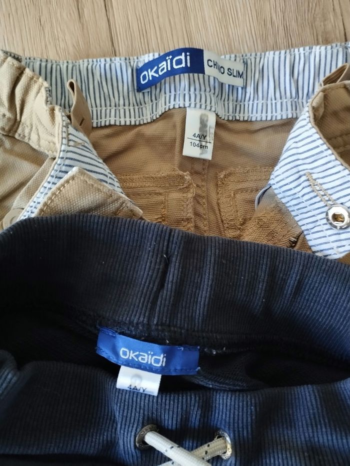 Lot de pantalons 4 ans - photo numéro 2