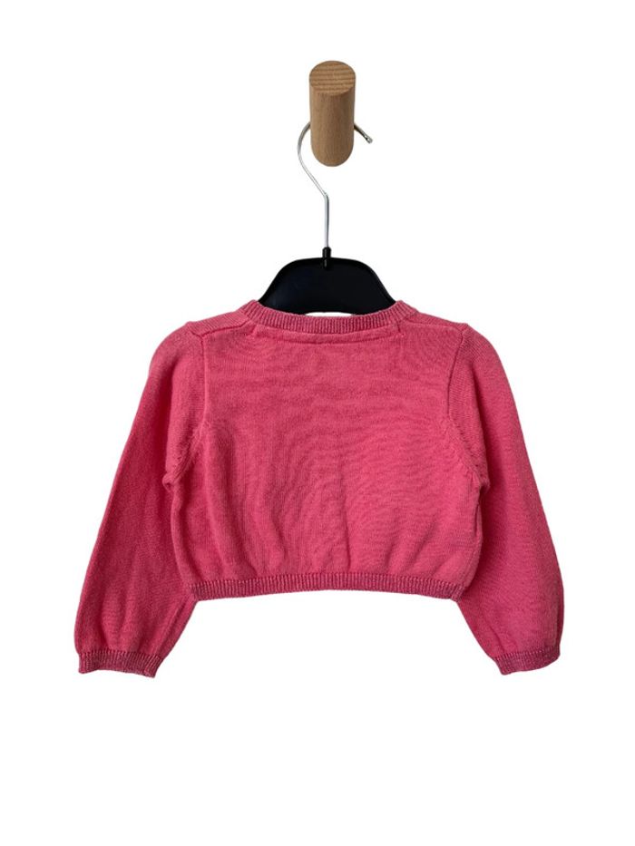 Gilet court (boléro) rose - Tape à l'oeil 6 mois - photo numéro 3