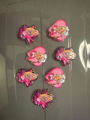 Lot de 7 Perle plate percé