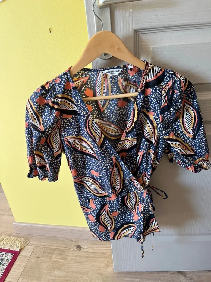 Blouse cache cœur Naf Naf