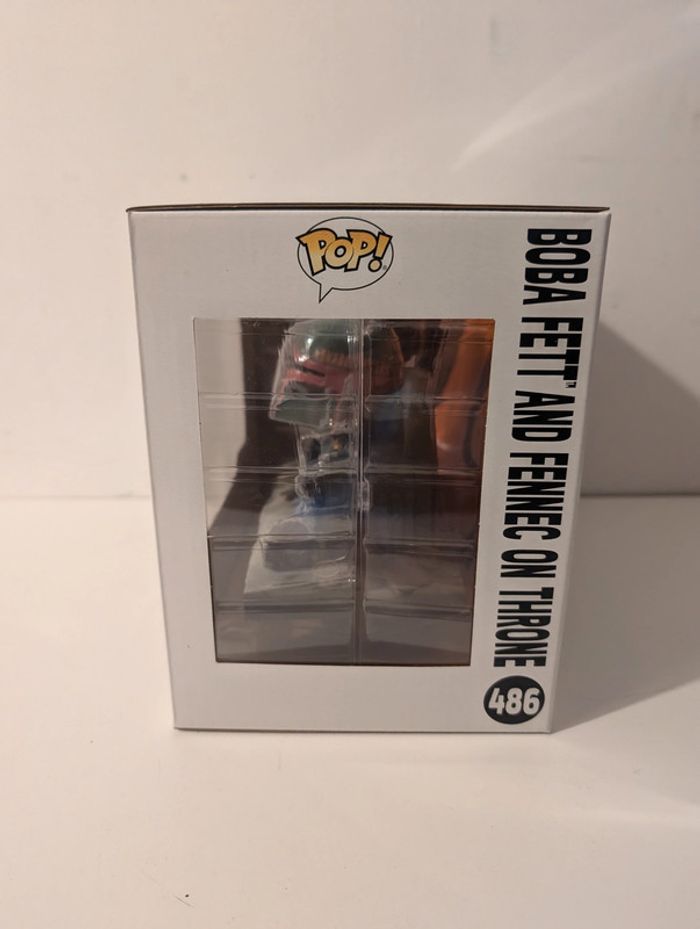 Funko Pop : Star Wars 486 : Boba Fett and Fennec on Throne - photo numéro 2