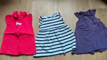 Lot de 3 robes 12 mois