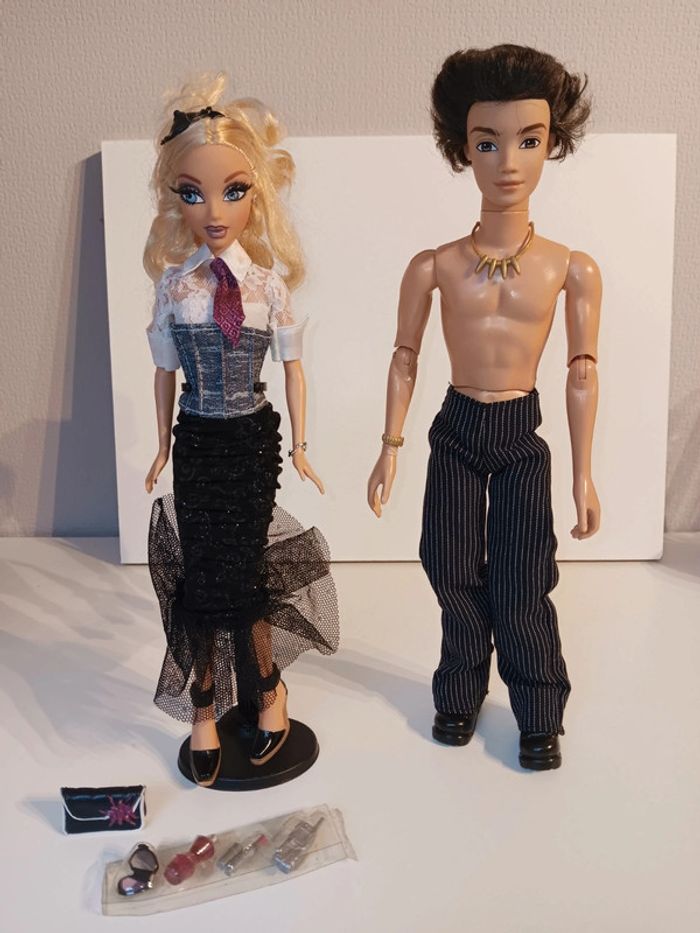 Poupée mattel barbie My Scene: Night on the Town Barbie and River