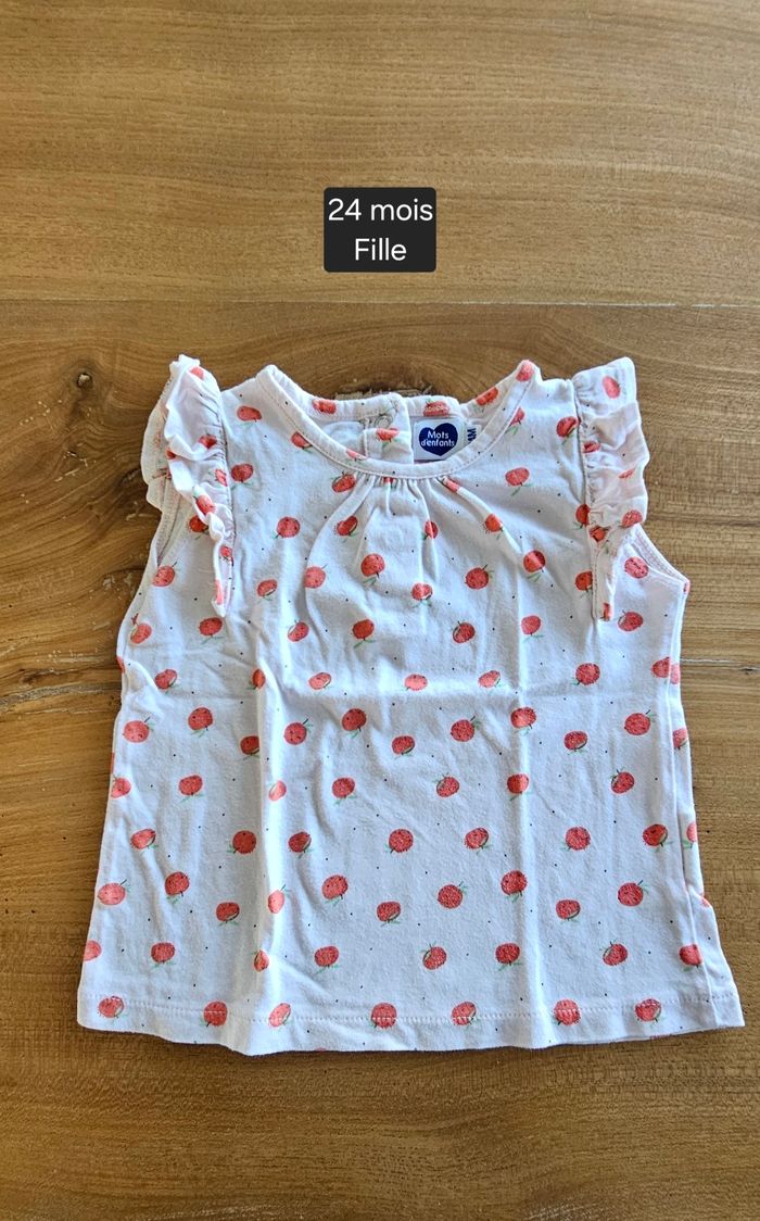 Tee-shirt manches courtes fille