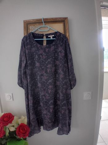 Robe mi longue manches 3/4 de Esprit