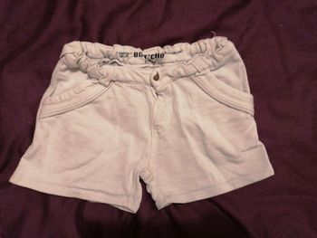 Short blanc bout'chou 24mois