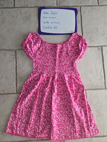 Robe été rose