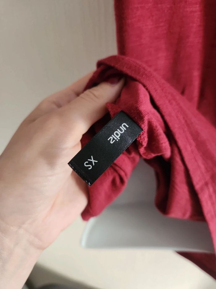 Tee-shirt débardeur Undiz XS bordeaux motif tête de mort - photo numéro 9