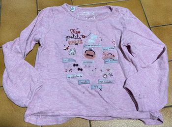 Tshirt ml rose sergent major 3 ans 
