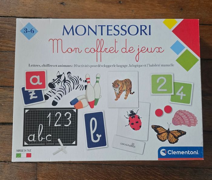 Coffret de jeux Montessori