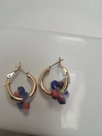Boucles d'oreilles fleurs