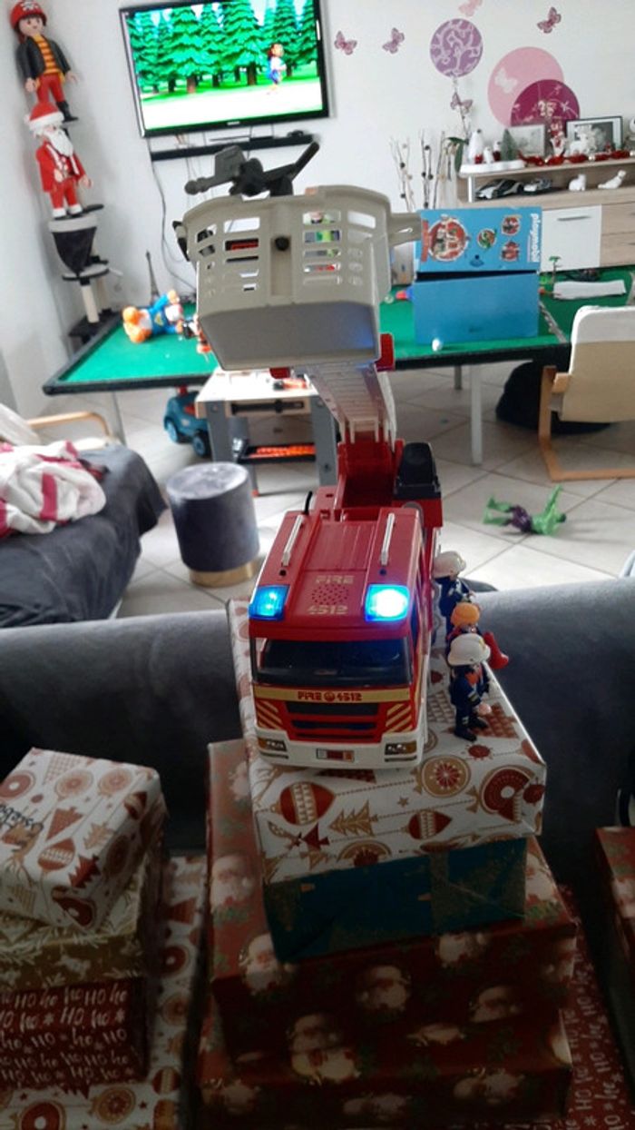 Camion pompier playmobil - photo numéro 2