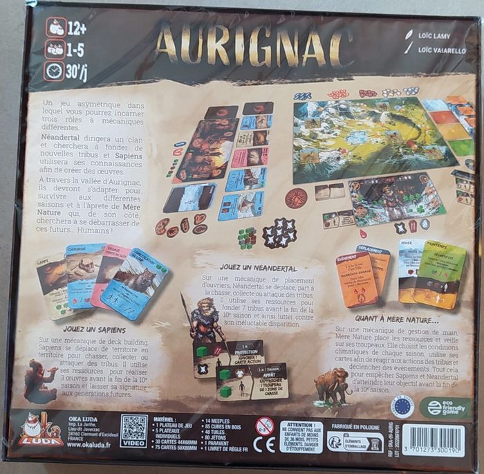 Aurignac - Jeu de société neuf sous emballage - photo numéro 2