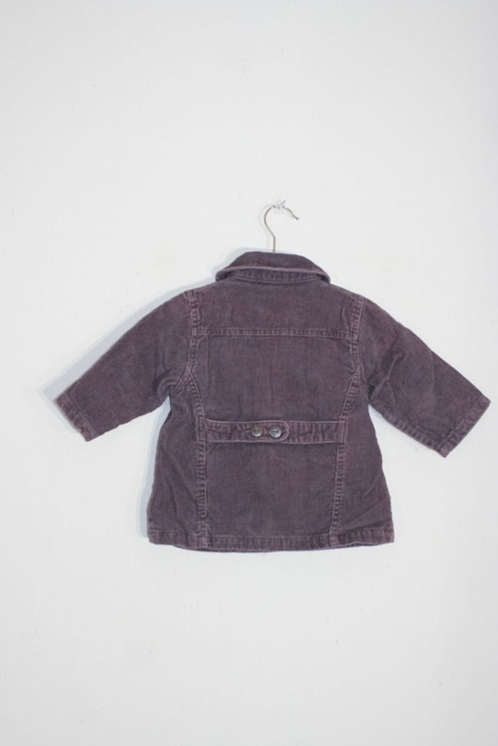 Veste en velours prune Tex - photo numéro 3