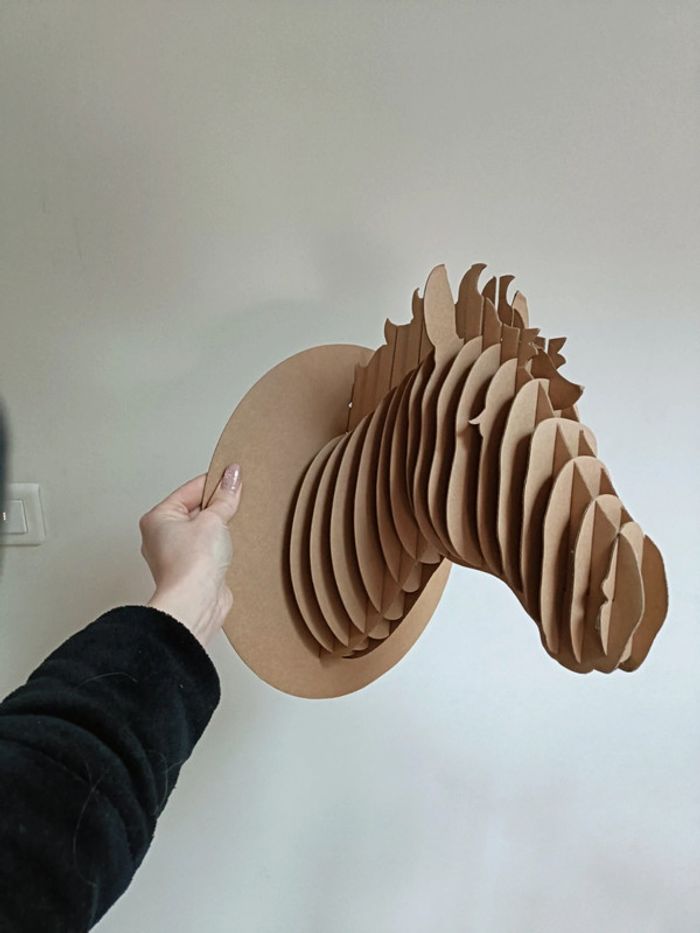 Déco tête 3D cheval à customiser - photo numéro 2