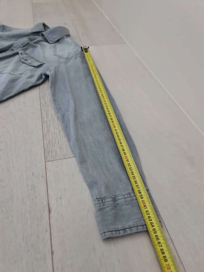 Veste chemise légère imitation jean taille M - photo numéro 19
