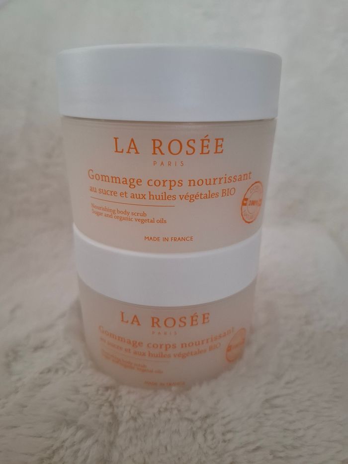 La Rosée Lot de 2 Gommage corps au sucre et aux huiles végétales BIO 200gr