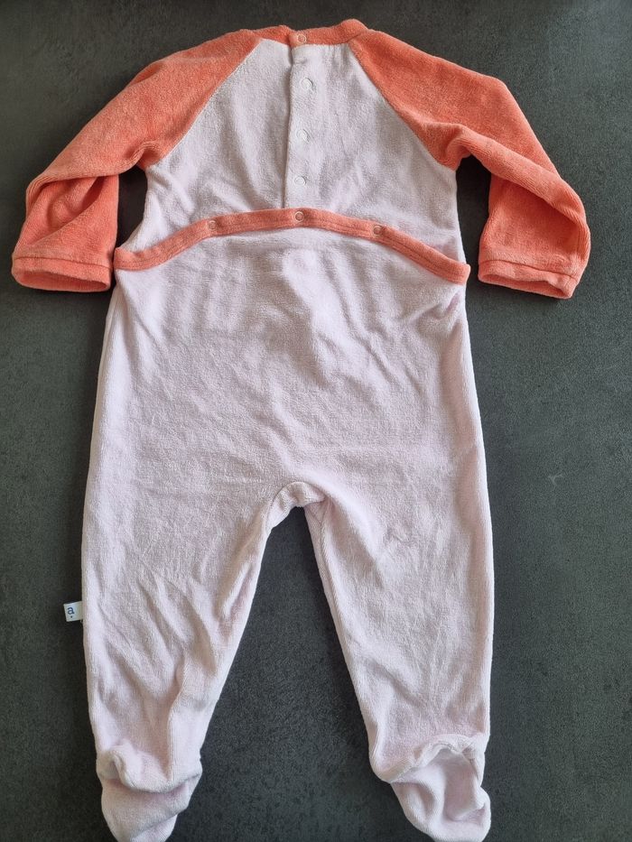 Pyjama velours Absorba 12 mois - photo numéro 2