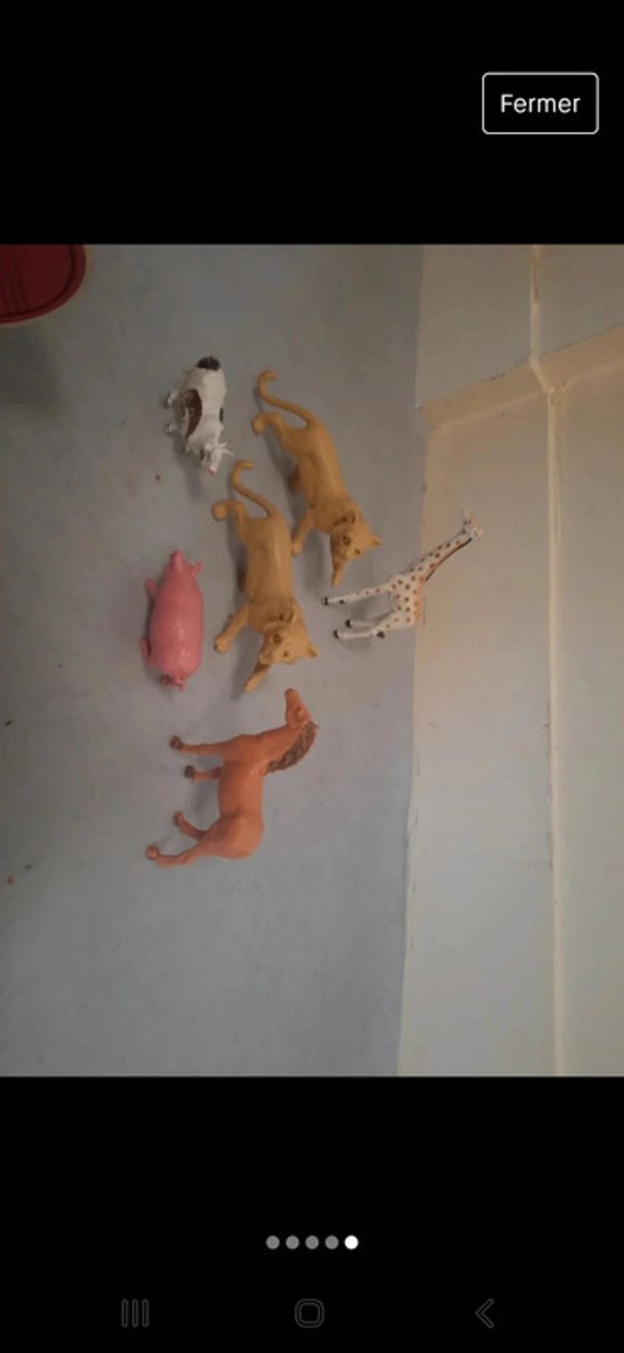 Figurine plastique 6 animal - photo numéro 5