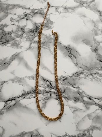 Collier vintage doré