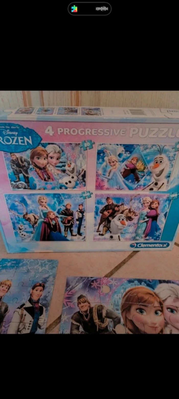 🧩Puzzles évolutifs Reine des Neige de chez Clementoni - photo numéro 6