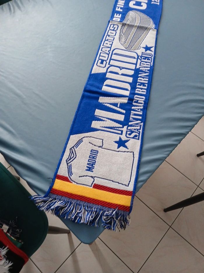 Écharpe foot match real Madrid Chelsea 2023 - photo numéro 2