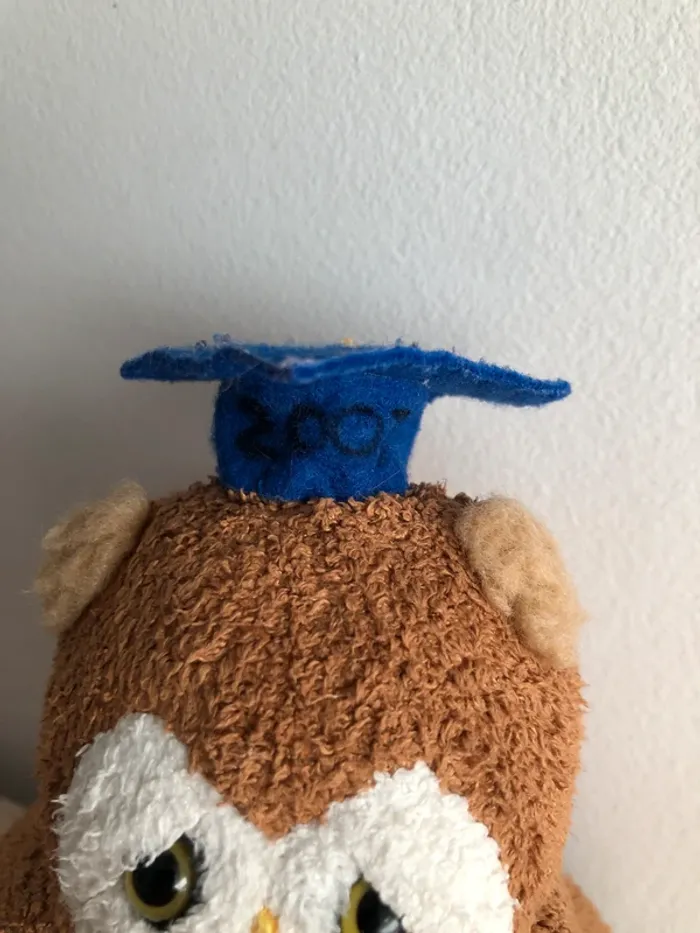 Peluche hibou diplômé (2007) - photo numéro 2