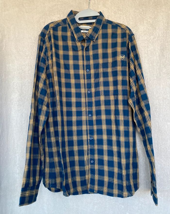 Chemise à carreaux homme