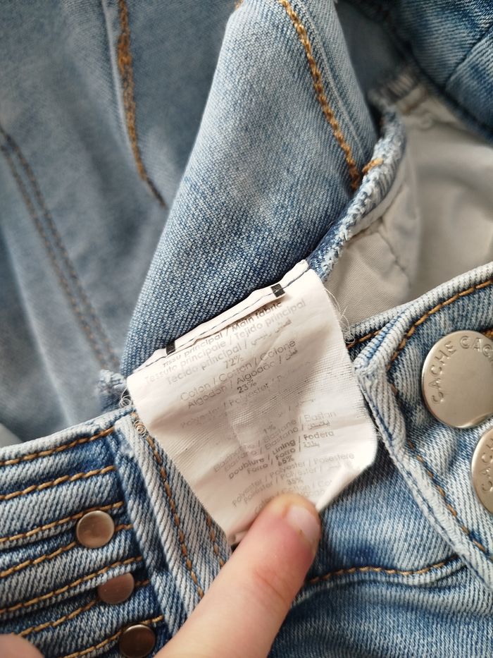 Jean bleu clair taille 34 Cache-Cache - photo numéro 4