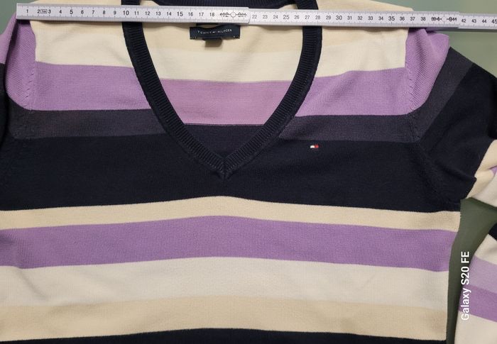 Pull Tommy Hilfiger à  rayures femme Taille M - photo numéro 3
