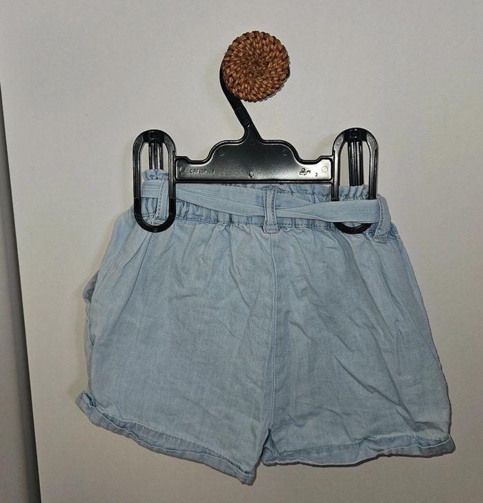 Short bleu clair bébé – Tex – 12 mois - photo numéro 2