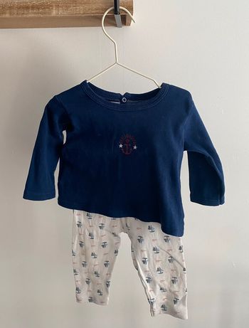 Pyjama 2 pièces Petit Bateau 6 mois