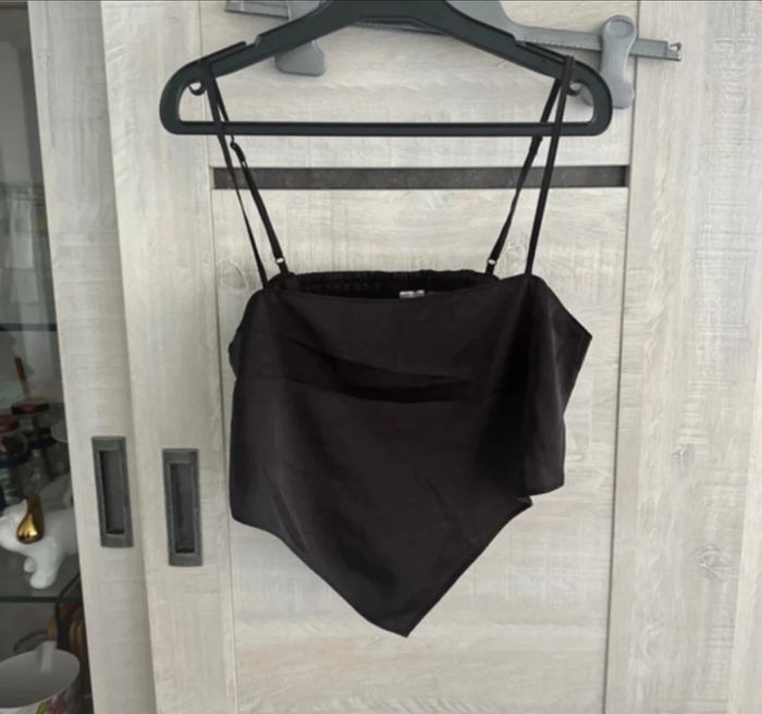 Top court satiné H&M taille S