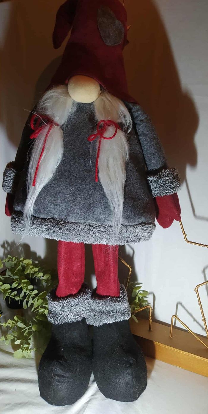 Lutin de Noel de 83 cm de haut. - photo numéro 2