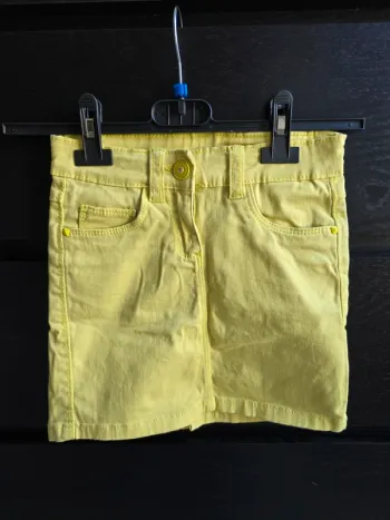 jupe en jeans jaune Punkidz