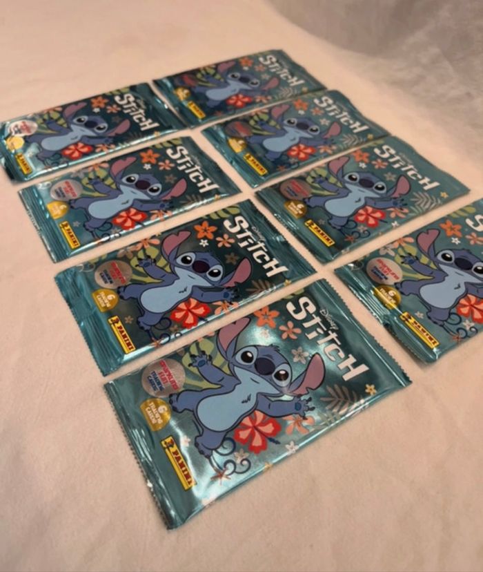 8 sachets panini DISNEY STITCH neufs scellés - photo numéro 2