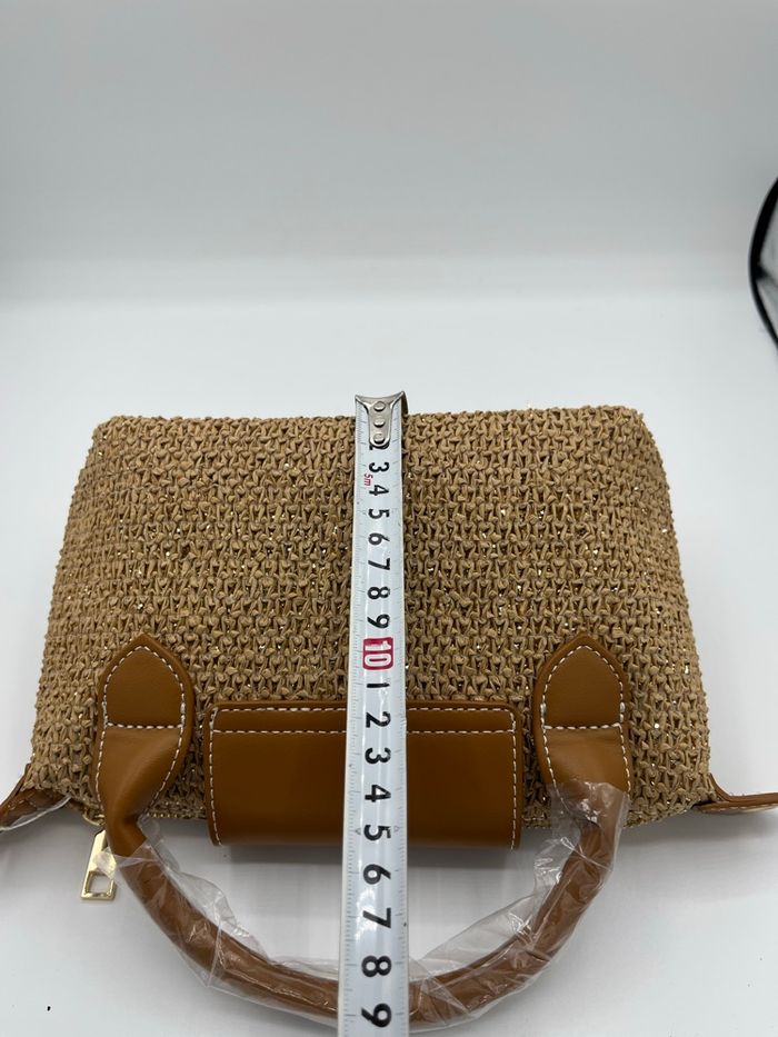 Sac à main bandoulière paille - photo numéro 6