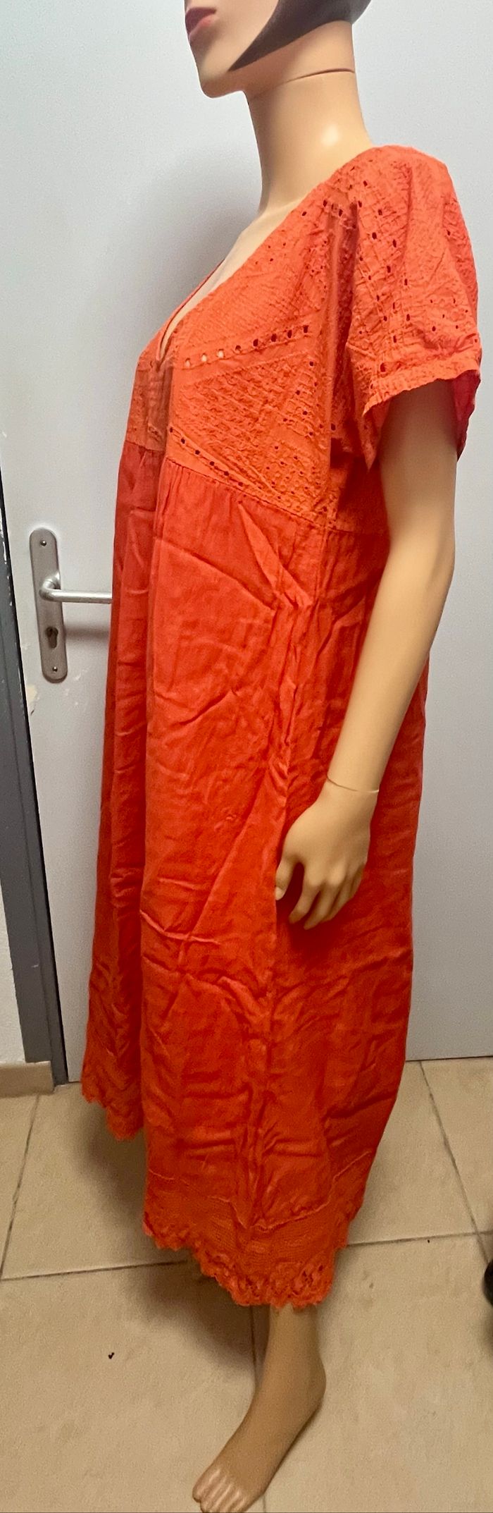 Robe longue orange - photo numéro 6