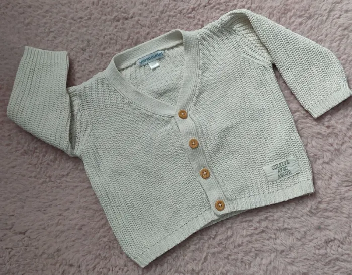 Gilet Vertbaudet 6 mois