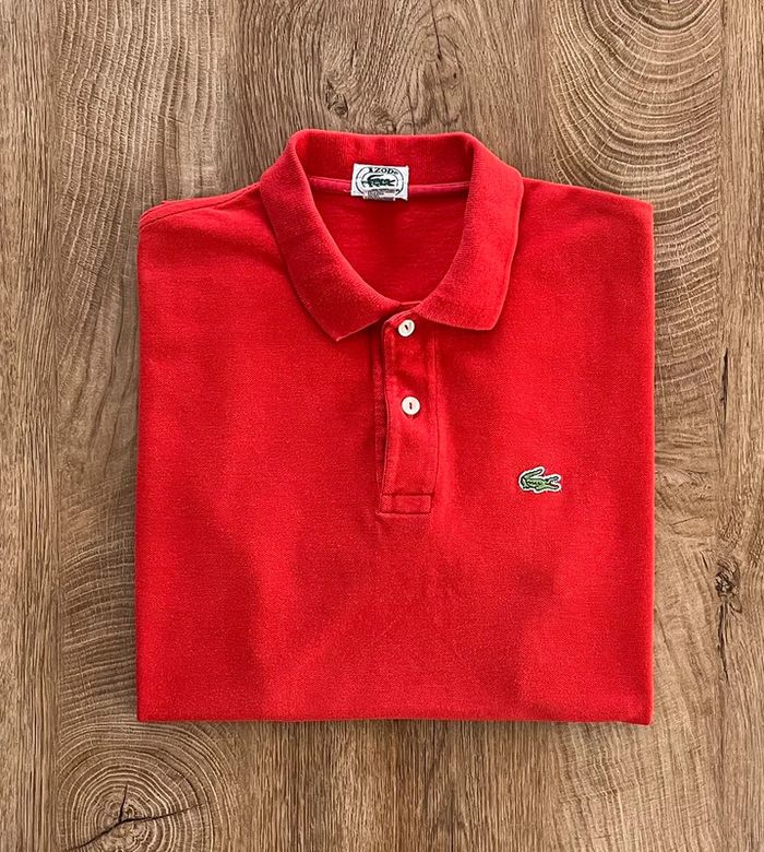 Polo/chemise/t.shirt rouge Lacoste pour homme, taille XL