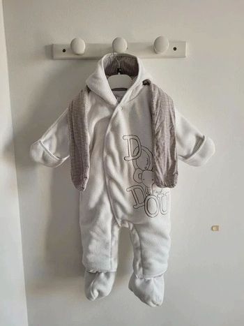 combi-pilote à capuche 6 mois 67 cm