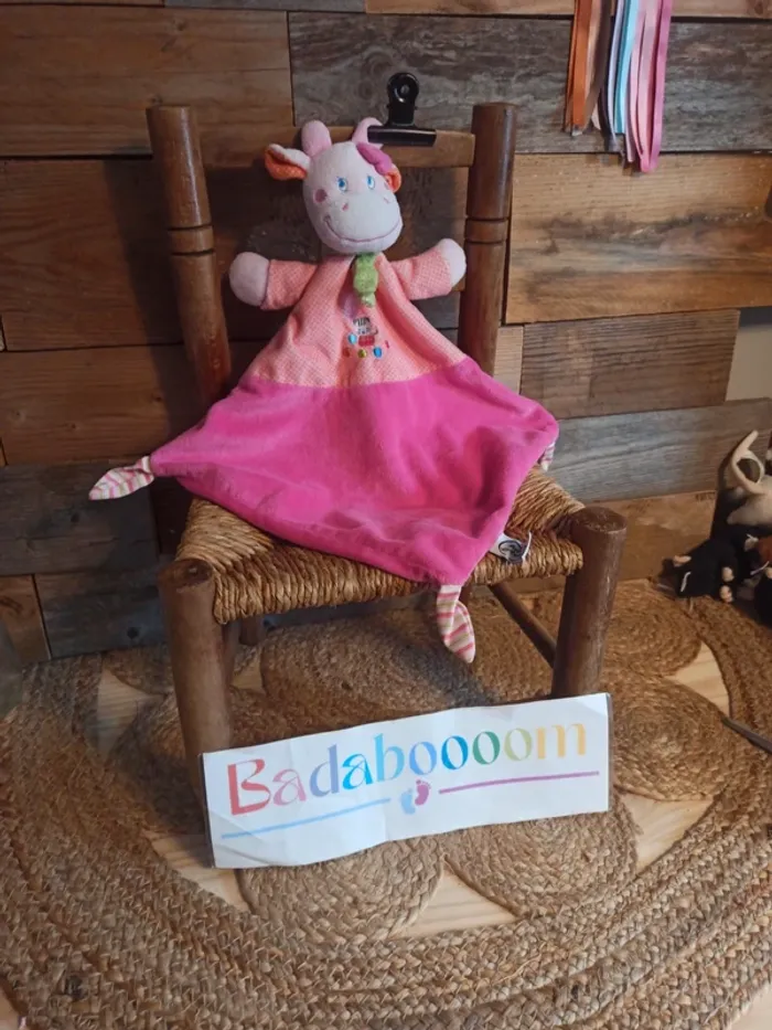 Doudou vache mots d'enfants tbe