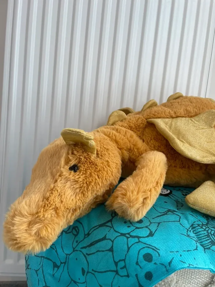 Peluche Jellycat Golden Dragon HUGE 🐉💛 - photo numéro 11