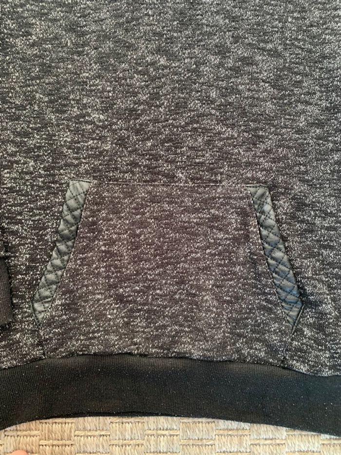 Pull garçon col roulé gris chiné 14 ans - photo numéro 2