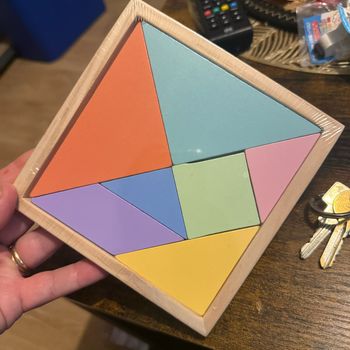 Jeux  tangram en bois