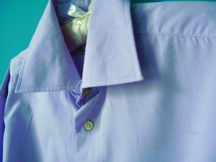 Chemise Homme Gémo M 39/40 TBE manches longues parme - photo numéro 2