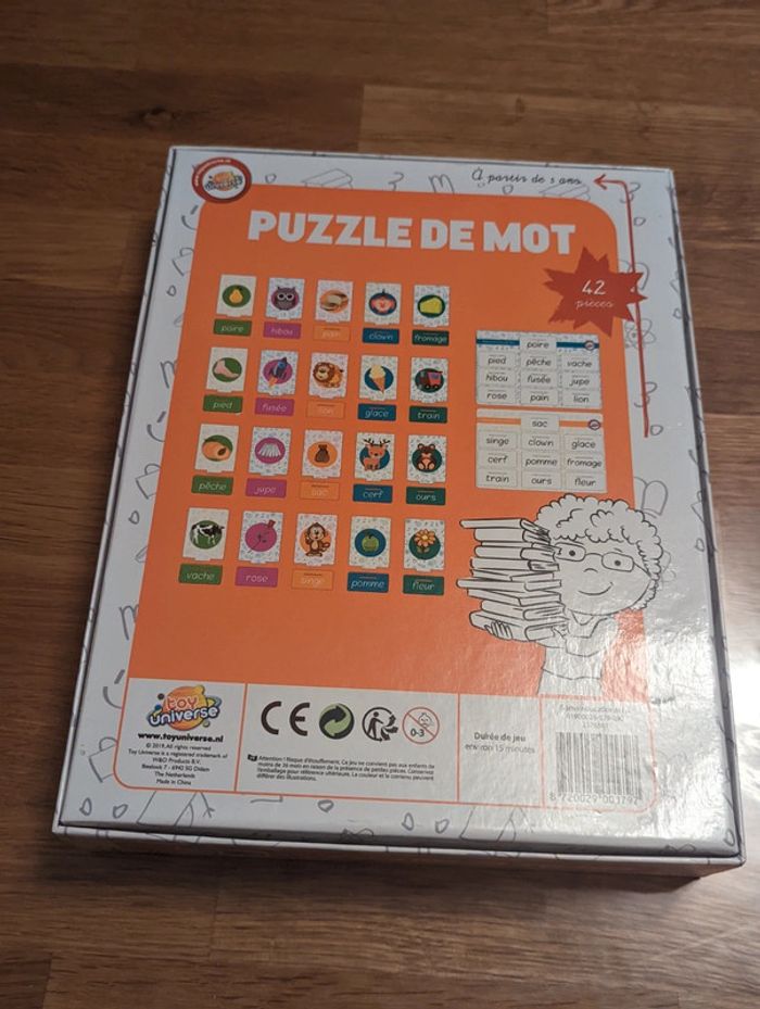 Puzzle de mot à partir de 5 ans - photo numéro 3