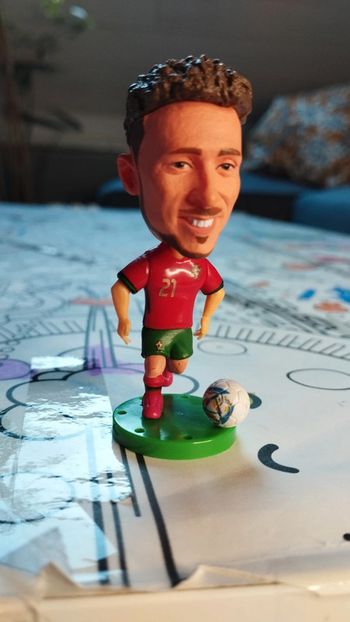 Petite figurine miniature football Diogo Jota équipe de Portugal